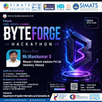 BYTE FORGE 2026 Hackathon Poster